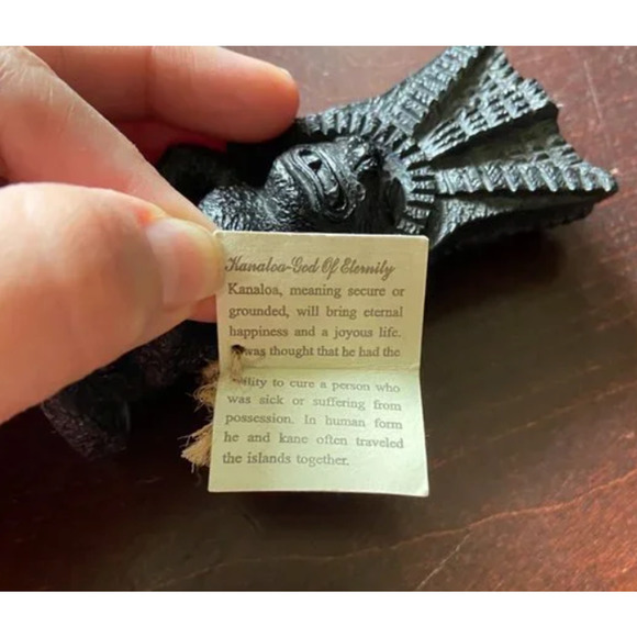 Tiki Polynesia Hawaii Collection Kanaloa God of Eternity - Picture 5 of 7